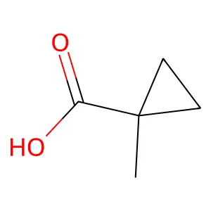 1-Methylcyclopropanecarboxylic acid structure