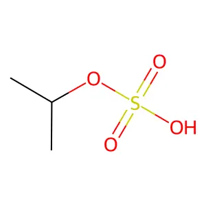 1-Methylethyl hydrogen sulfate structure