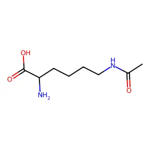 epsilon-Acetyl-L-lysine structure