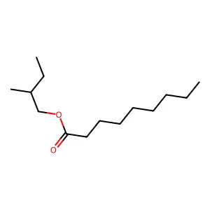 Nonanoic acid, 2-methylbutyl ester structure