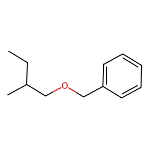 Benzene, [(2-methylbutoxy)methyl]- structure