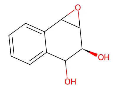 Naphthalene-1,2-diol-3,4-epoxide, syn structure