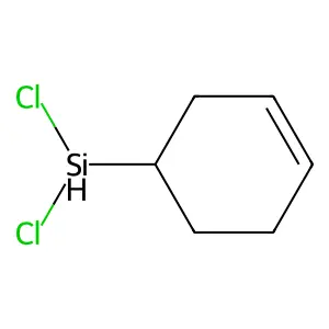 Cyclohexene, 4-(dichlorosilyl)- structure