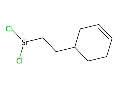 Dichloro(2-cyclohex-3-en-1-ylethyl)silane structure