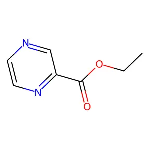 Ethyl pyrazinecarboxylate structure