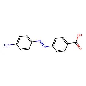 Benzoic acid, 4-[2-(4-aminophenyl)diazenyl]- structure