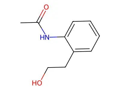 Acetanilide, 2'-(2-hydroxyethyl)- structure