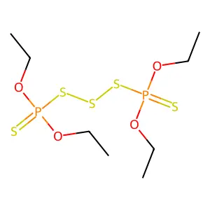 Bis(diethoxythiophosphinoyl) trisulphide structure
