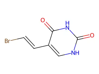5-[(E)-2-bromoethenyl]-1H-pyrimidine-2,4-dione structure