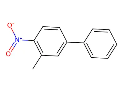 3-Methyl-4-nitrobiphenyl structure
