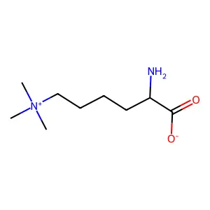 (R)-2-Amino-6-(trimethylammonio)hexanoate structure