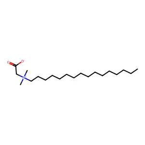 n-(carboxymethyl)-n,n-dimethyl-1-hexadecanaminium hydroxide, inner salt structure