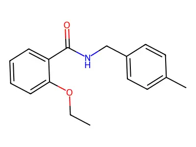 2-Ethoxy-N-((4-methylphenyl)methyl)benzene-1-carboximidic acid structure