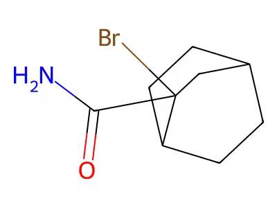 Bicyclo(2.2.2)octane-2-carboxamide, 2-bromo- structure