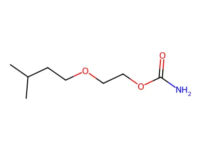 Carbamic acid, (2-(3-methylbutoxy)ethyl) ester structure
