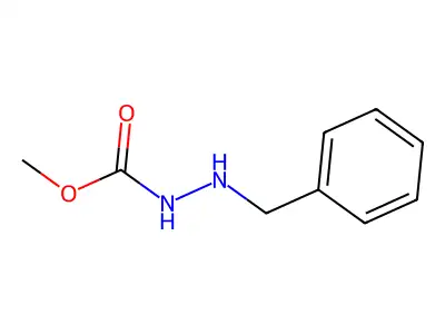 Carbazic acid, 3-benzyl-, methyl ester structure
