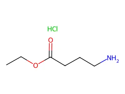 Ethyl gamma-aminobutyrate hydrochloride structure
