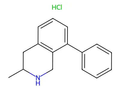 3-Methyl-8-phenyl-1,2,3,4-tetrahydroisoquinoline hydrochloride structure