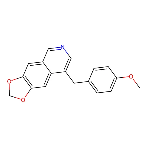 8-[(4-Methoxyphenyl)methyl]-[1,3]dioxolo[4,5-g]isoquinoline structure