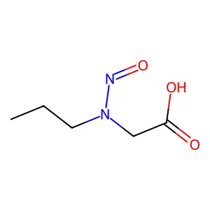 Glycine, N-nitroso-N-propyl- structure