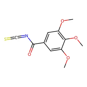 3,4,5-Trimethoxybenzoyl isothiocyanate structure