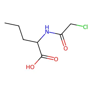 2-(2-Chloroacetamido)pentanoic acid structure