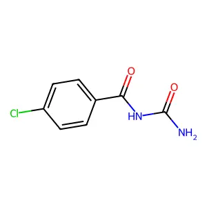 N-(Aminocarbonyl)-4-chlorobenzamide structure
