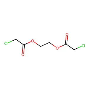 Acetic acid, 2-chloro-, 1,1'-(1,2-ethanediyl) ester structure