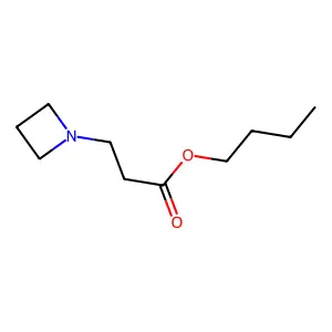 1-Azetidinepropanoic acid, butyl ester structure