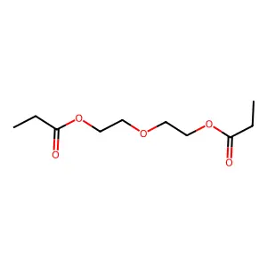 Ethanol, 2,2'-oxybis-, 1,1'-dipropanoate structure