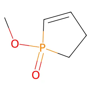 2-Phospholene, 1-methoxy-, 1-oxide structure