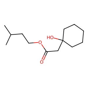 3-Methylbutyl 1-hydroxycyclohexaneacetate structure