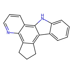 1,2,3,8-Tetrahydrocyclopenta[c]pyrido[3,2-a]carbazole structure