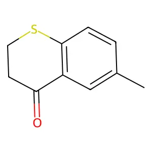 2,3-dihydro-6-methyl-4H-1-benzothiopyran-4-one structure