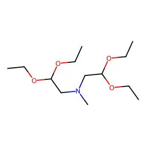 N,N-bis(2,2-Diethoxyethyl)methylamine structure