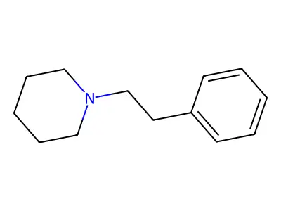 Piperidine, 1-(2-phenylethyl)- structure