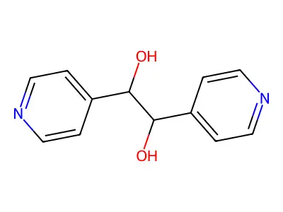 1,2-Di-4-pyridinyl-1,2-ethanediol structure