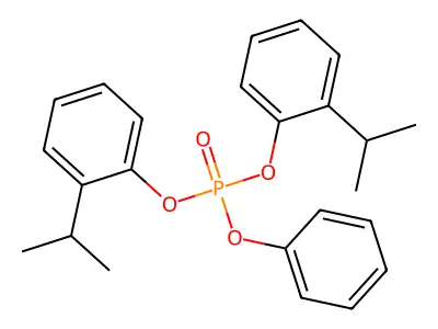 Bis(isopropylphenyl) phenyl phosphate structure