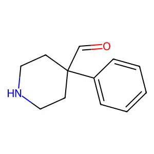 4-Phenyl-4-piperidinecarboxaldehyde structure