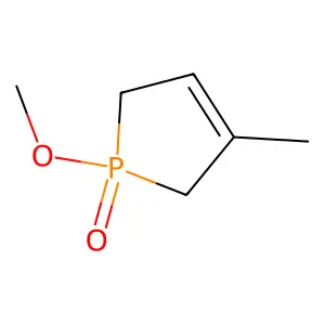 1-Methoxy-3-methyl-3-phospholene 1-oxide structure