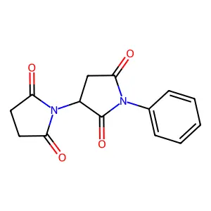 (1,3'-Bipyrrolidine)-2,2',5,5'-tetrone, 1'-phenyl- structure