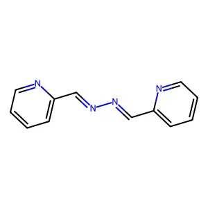 1,2-Bis(pyridin-2-ylmethylene)hydrazine structure
