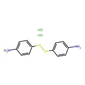 4,4'-Dithiodianiline dihydrochloride structure