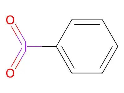 Iodylbenzene structure