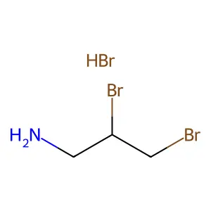 2,3-Dibromopropylamine hydrobromide structure