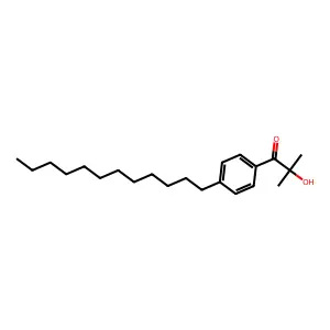 1-Propanone, 1-(4-dodecylphenyl)-2-hydroxy-2-methyl- structure