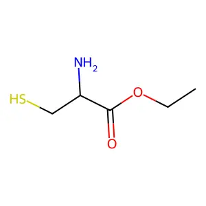 Ethyl 2-amino-3-sulfanylpropanoate structure