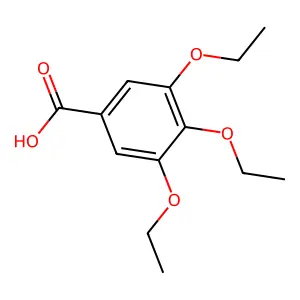 3,4,5-Triethoxybenzoic acid structure