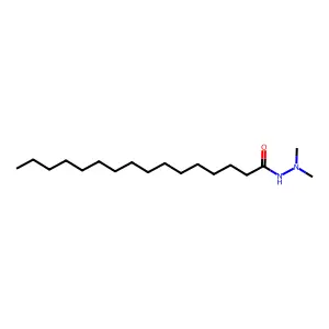 N,N-Dimethyl-N'-palmitoylhydrazide structure