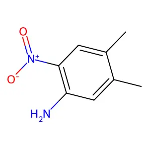 4,5-Dimethyl-2-nitrobenzenamine structure